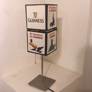 Vintage Guiness lamp